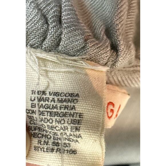 Raga Gray & Black Embroidered Boho Peasant Blouse with Tassels sz S - Picture 9 of 9